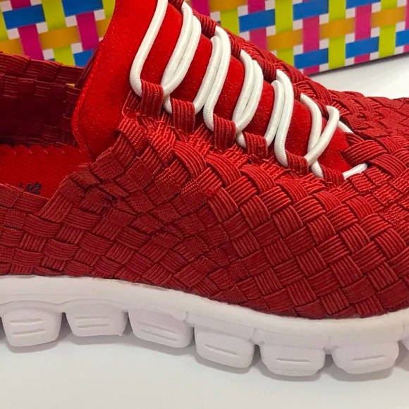 NIB $89 ZEE ALEXIS DANIELLE Memory Foam Woven CASHMERE Sneakers 6-6.5 HANDS FREE - Picture 6 of 16